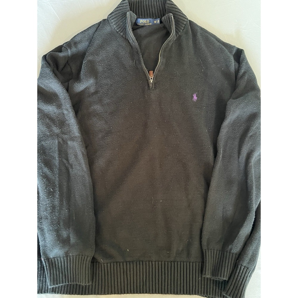 polo ralph lauren 1/4 zip sweater Pullover 3XLT 3XLB XXXLT Brown/Gray
